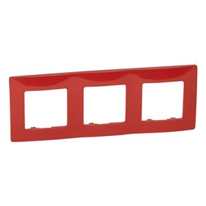 LEGRAND NILOE OKVIR 3-STRUKI CRVENI