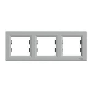 SCHNEIDER ASFORA - TROSTRUKI HORIZONTALNI OKVIR - ALUMINIJ